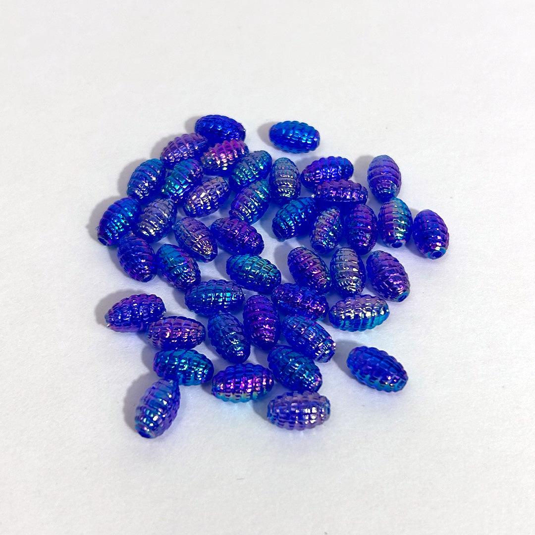 Beads - Indigo Blue Glossy Larva