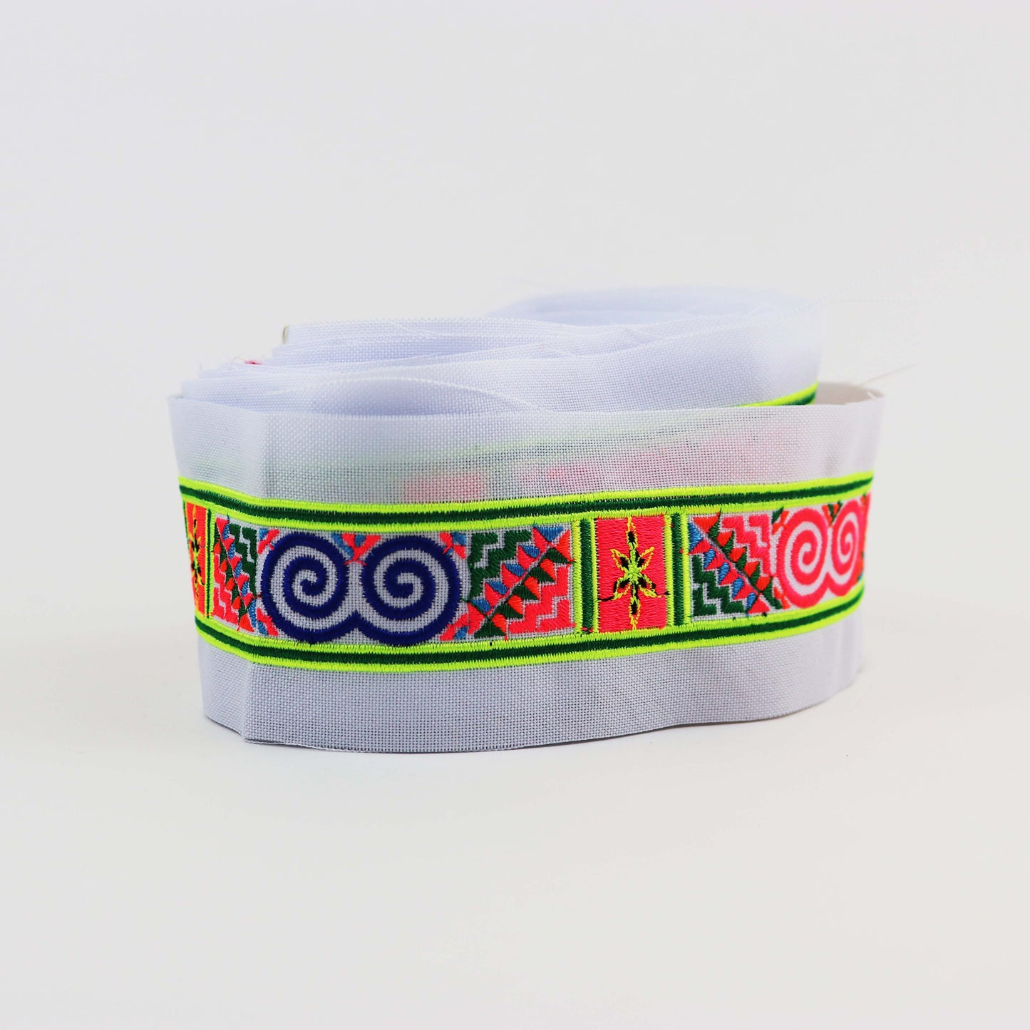Paaj Ntaub - Small Blue & Red Elephant Toes