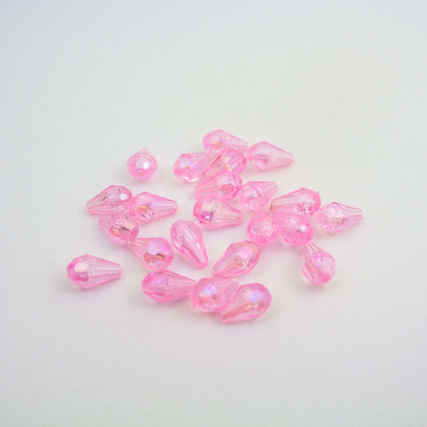 Beads - Baby Pink Glossy Diamond 13 mm