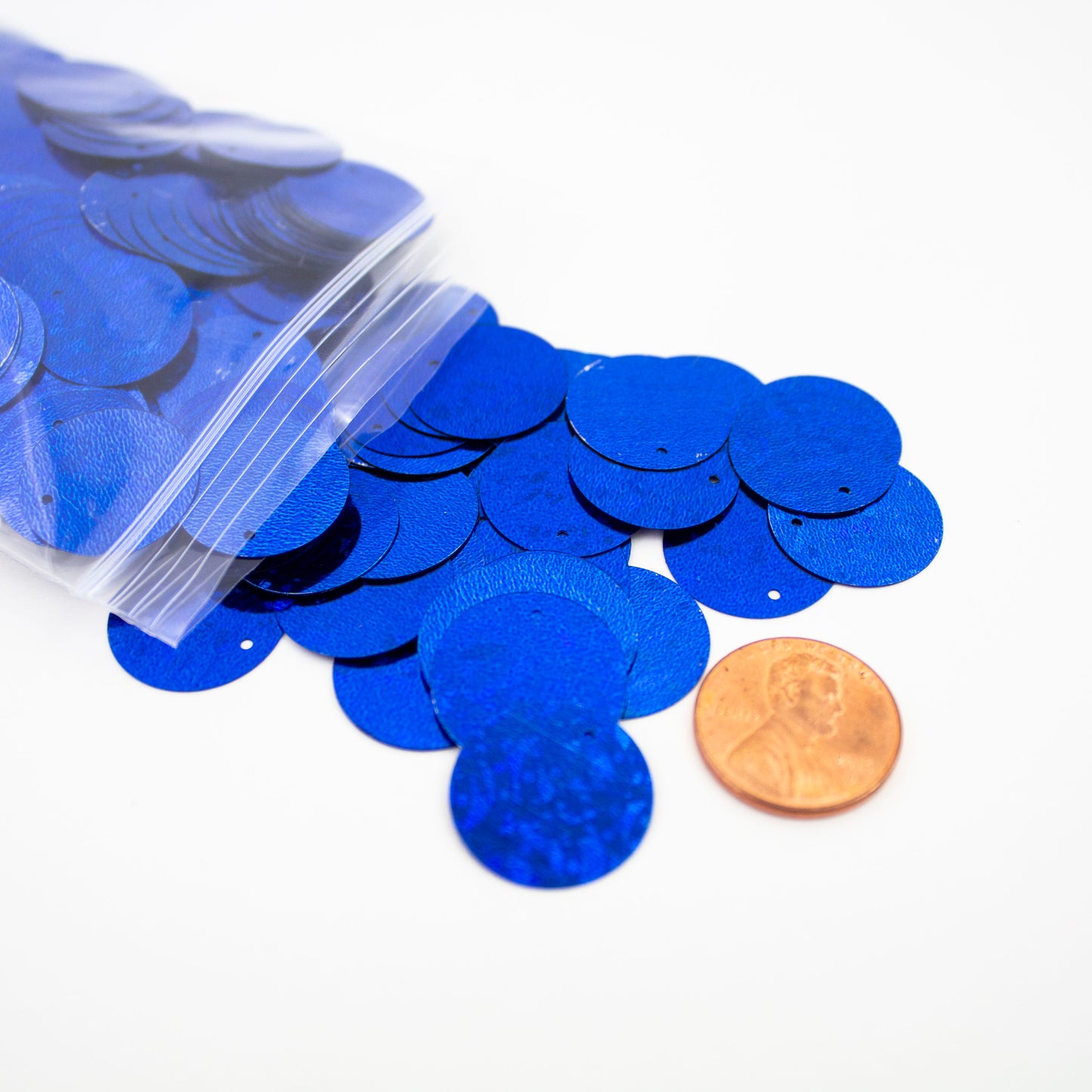Blue Circle Sequins