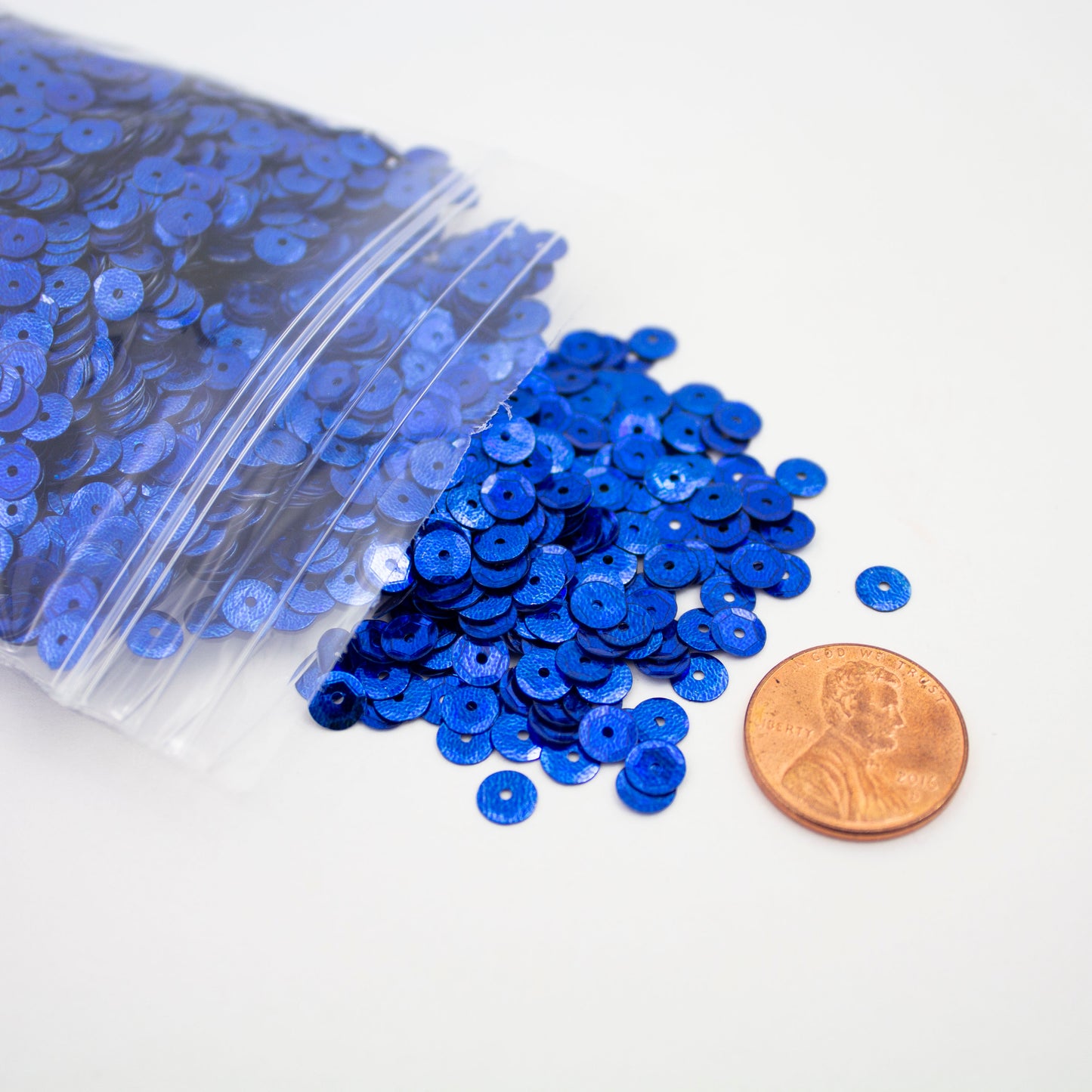 Blue Sequins 5 mm