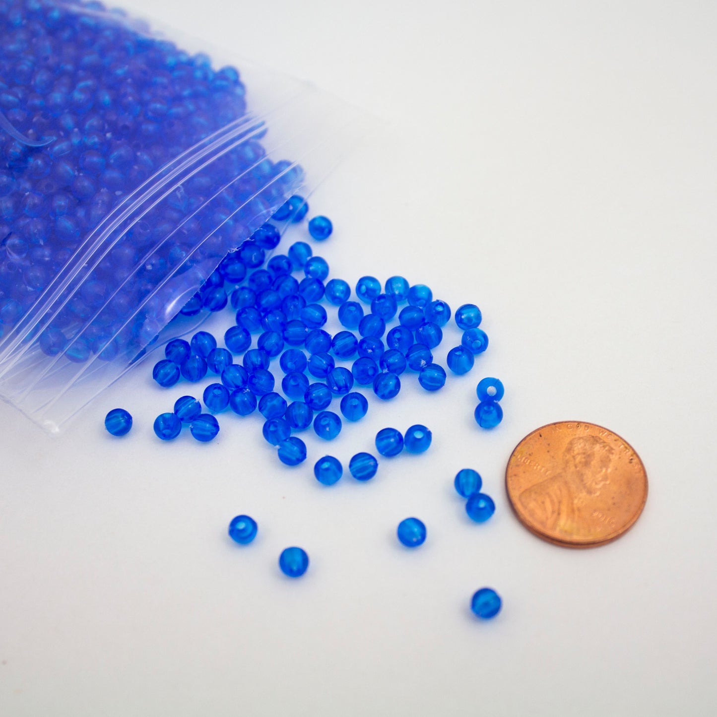 Beads - Blue Matte 4 mm