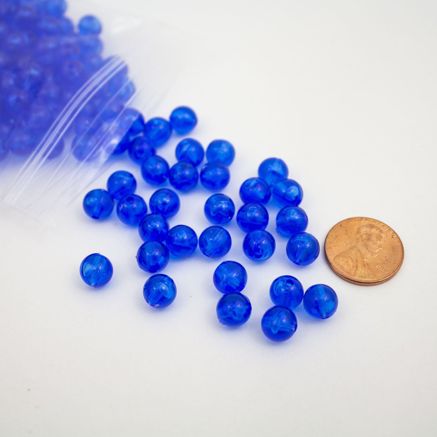Beads - Blue Matte 8 mm