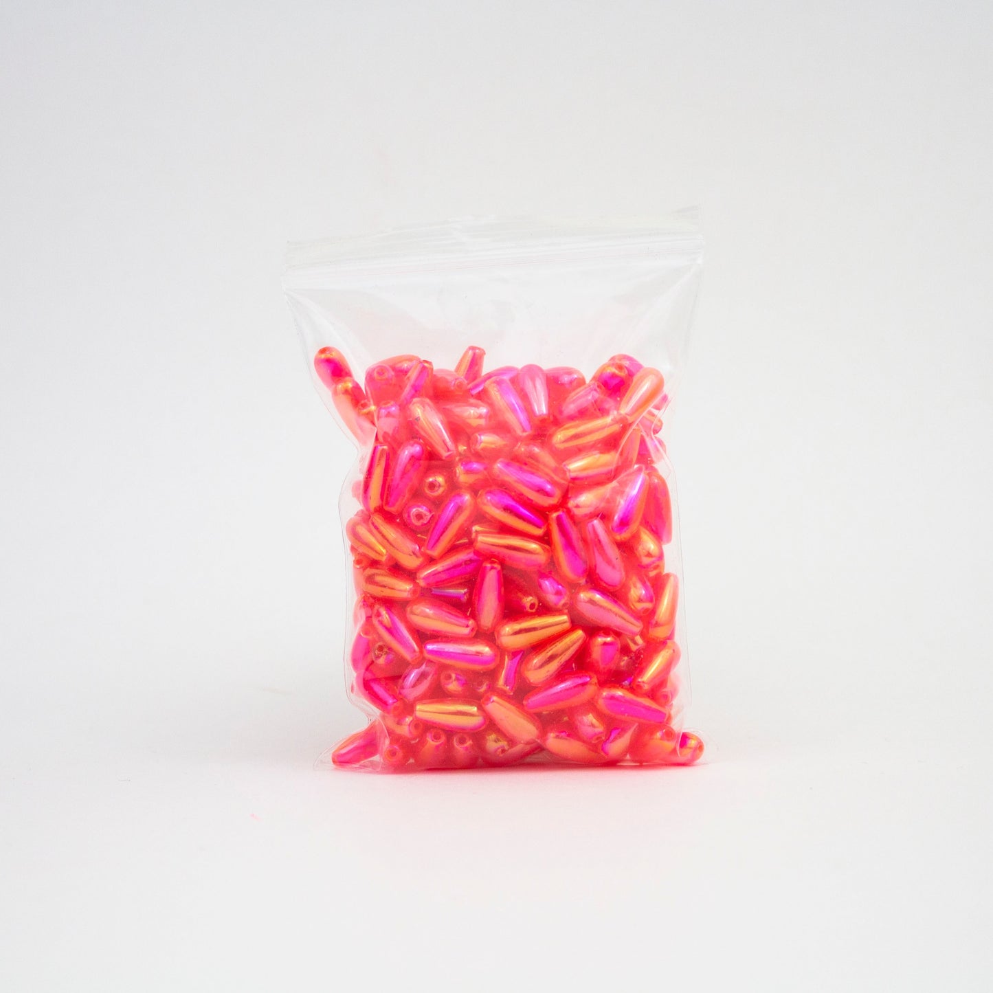 Beads - Hot Pink Glossy Drop 13 mm
