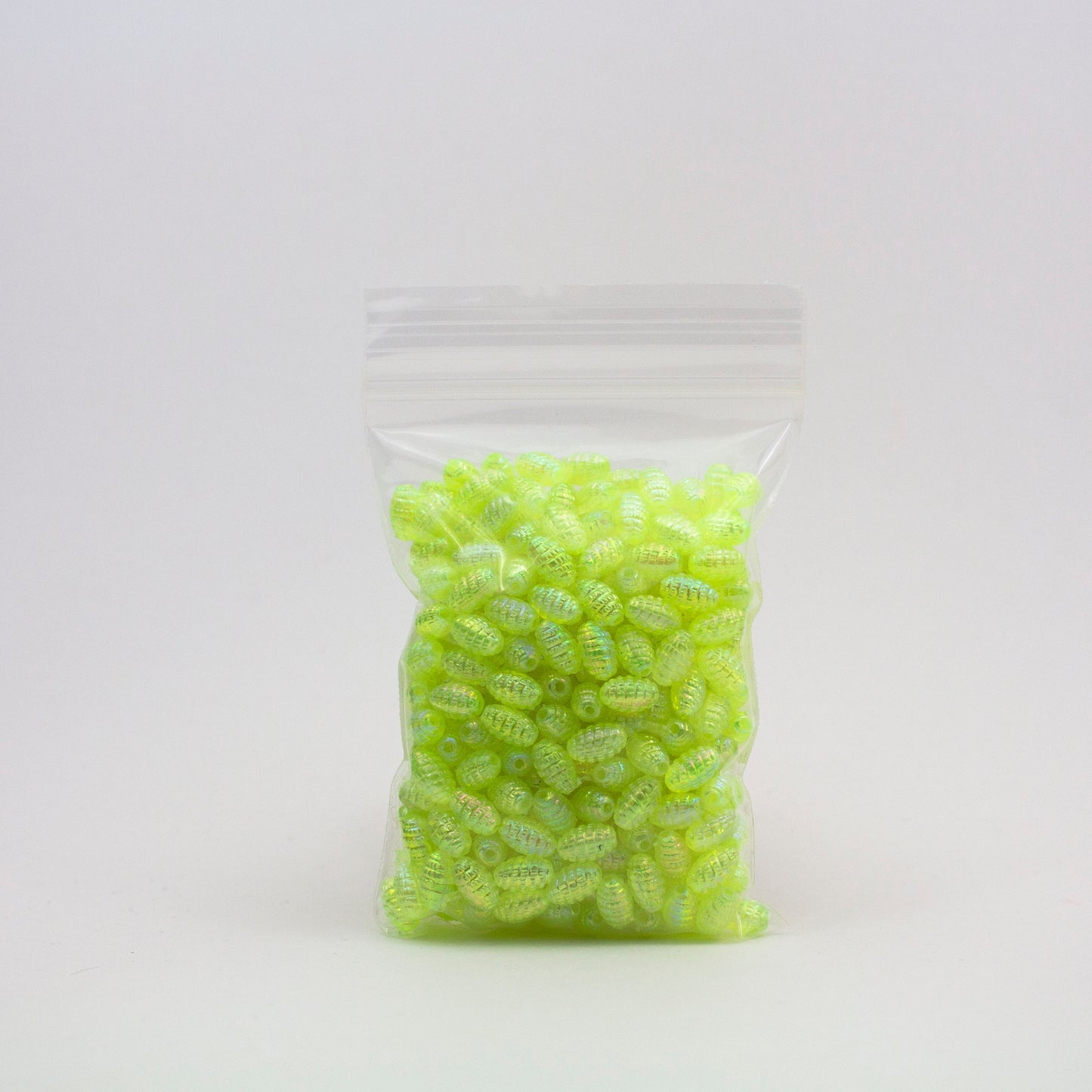 Beads - Neon Yellow Glossy Larva