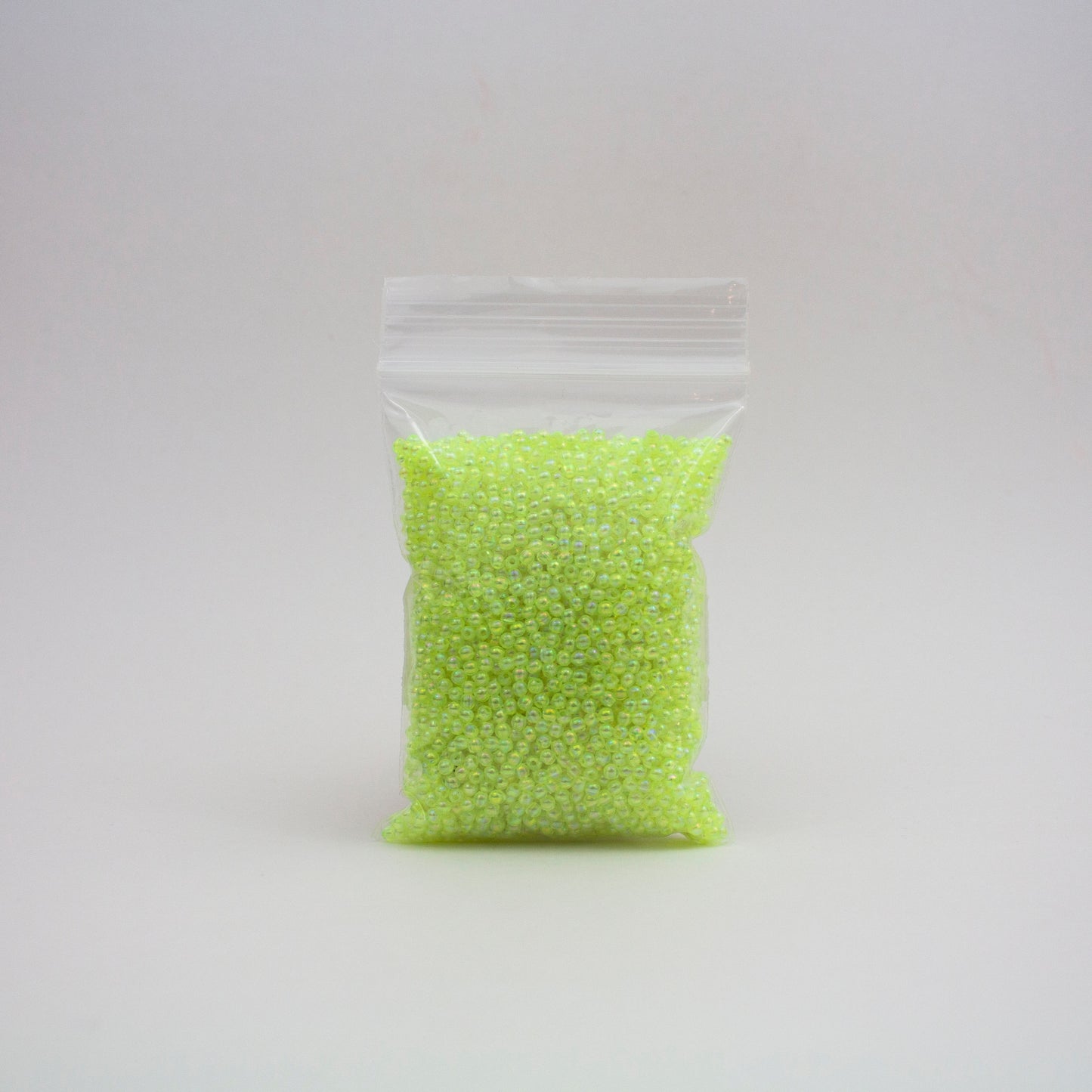 Beads - Neon Yellow Glossy 3 mm