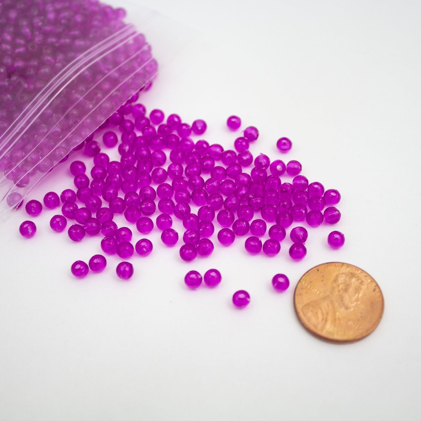 Beads - Purple Matte 4 mm