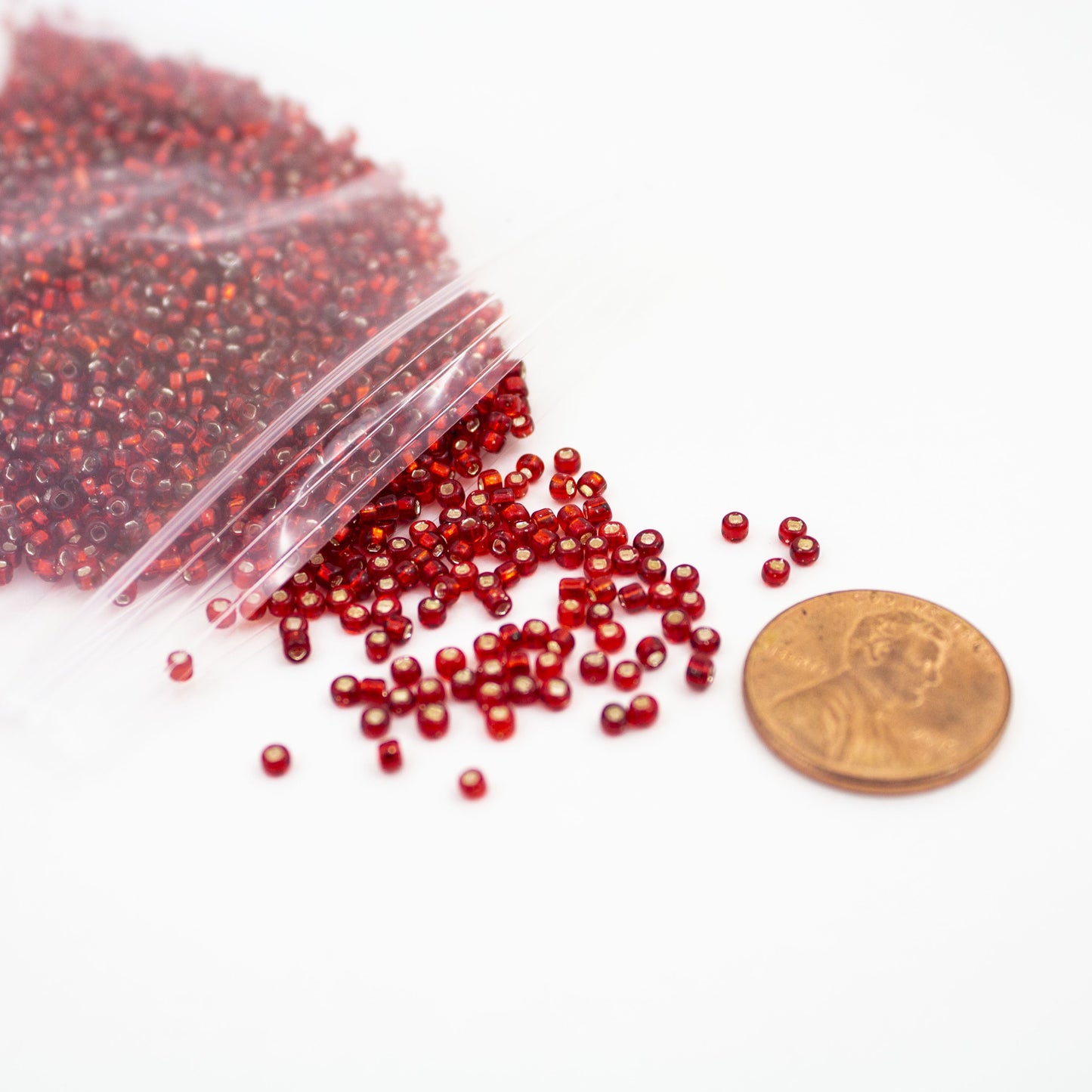 Beads - Red Glossy 1 mm