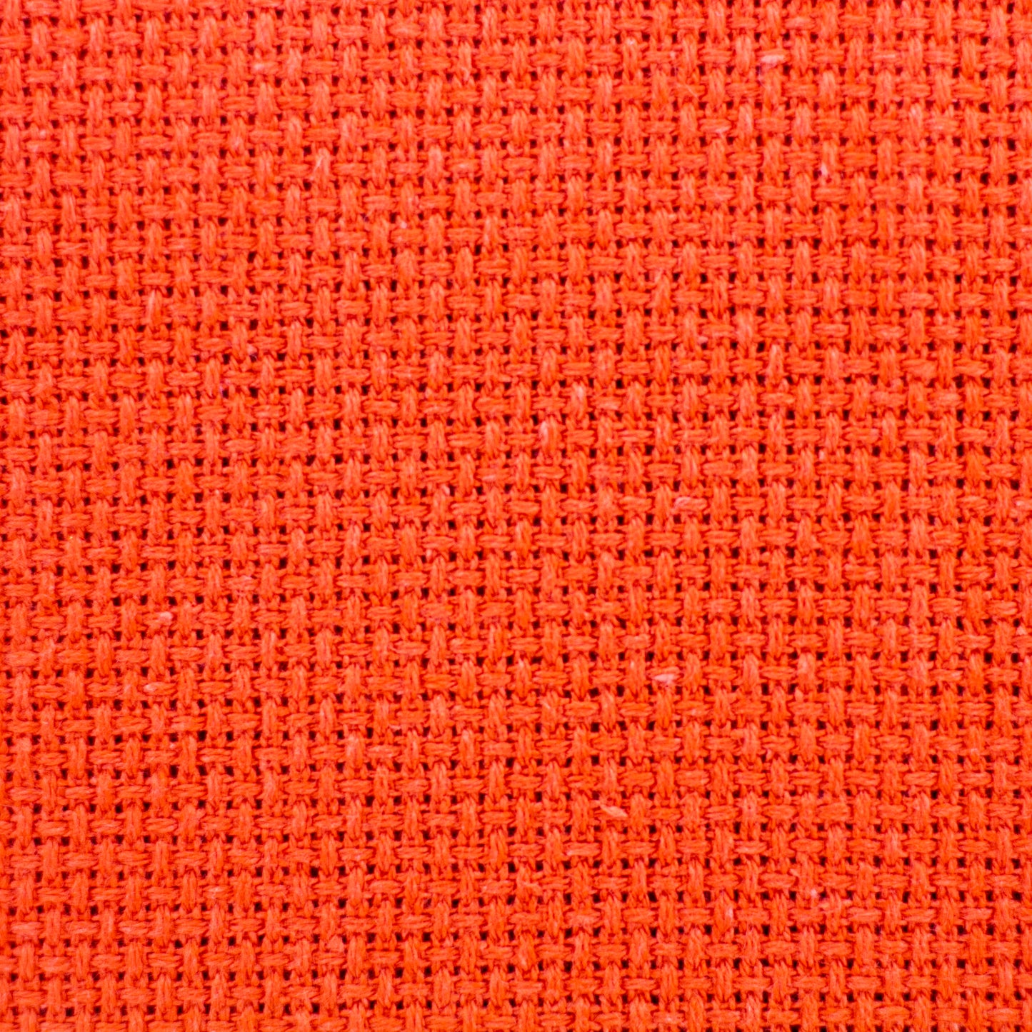 Red Orange - Cross Stitch Fabric 11 Count Extra Small