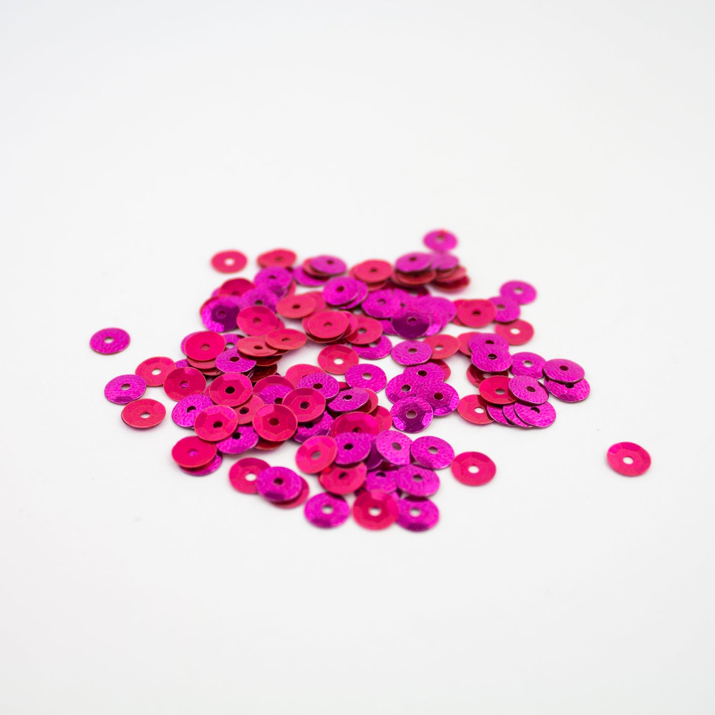 Ruby Pink Sequins 5 mm