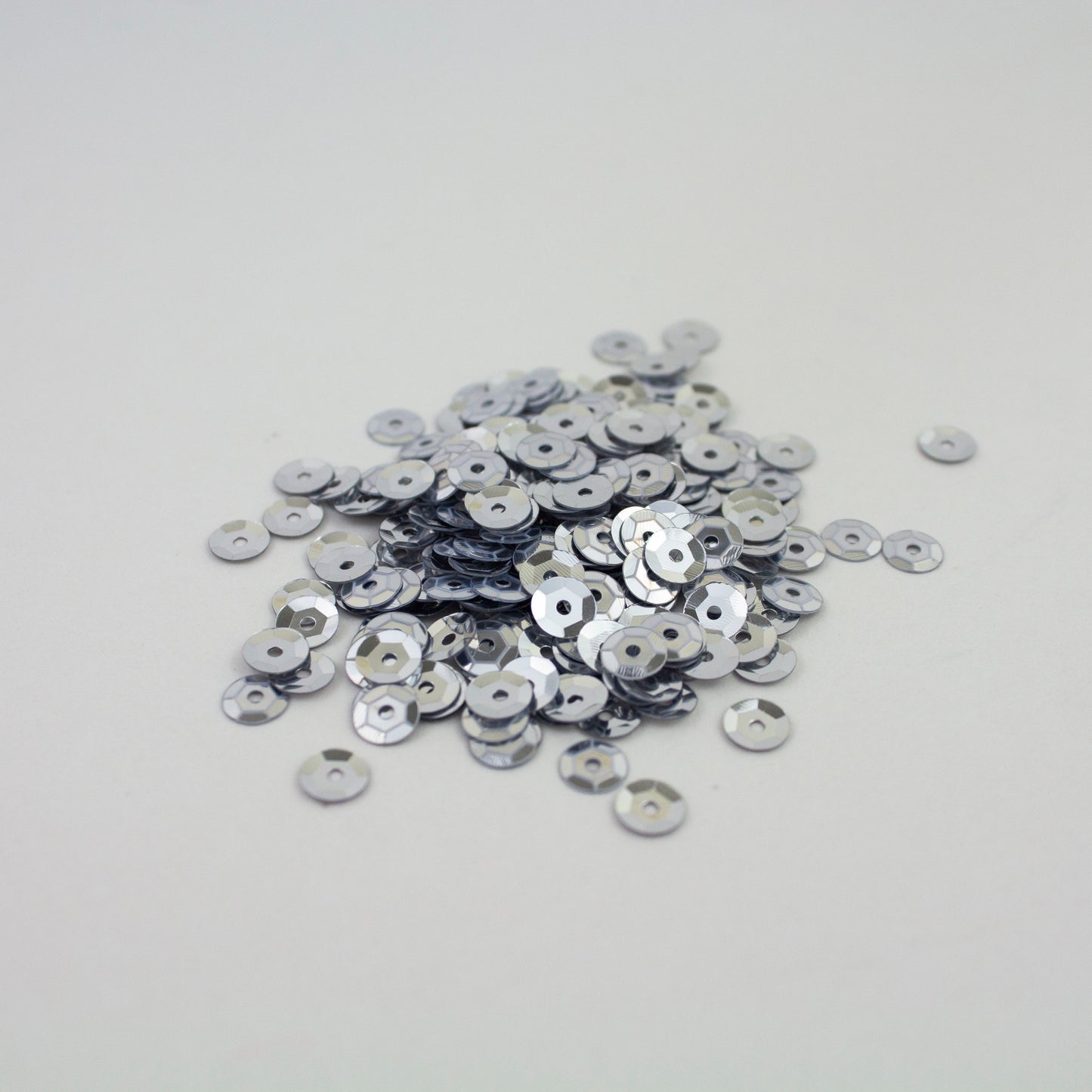 Silver Sequins 5 mm