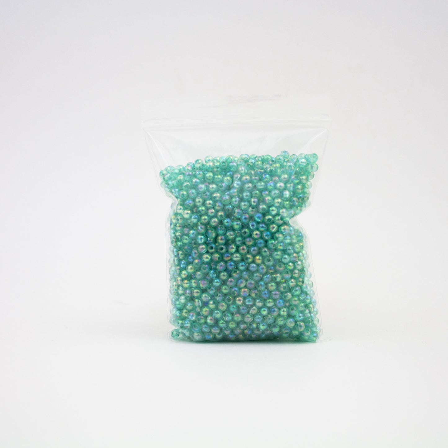 Beads - Teal Glossy 4 mm