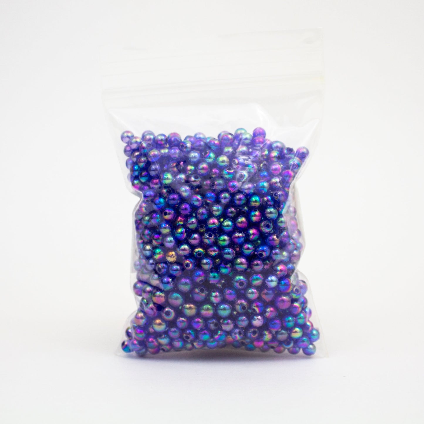 Beads - Blue Purple Glossy 5 mm