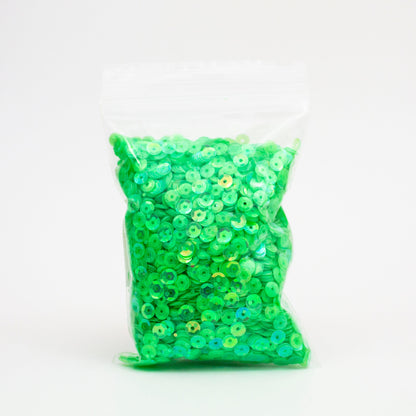 Light Green Sequins 5 mm