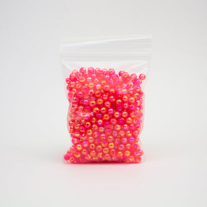 Beads - Hot Pink Glossy 6 mm