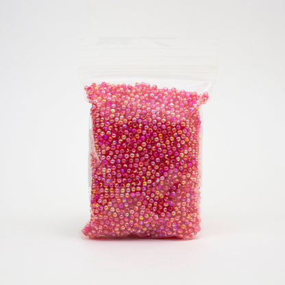 Beads - Red Pink Glossy 3 mm