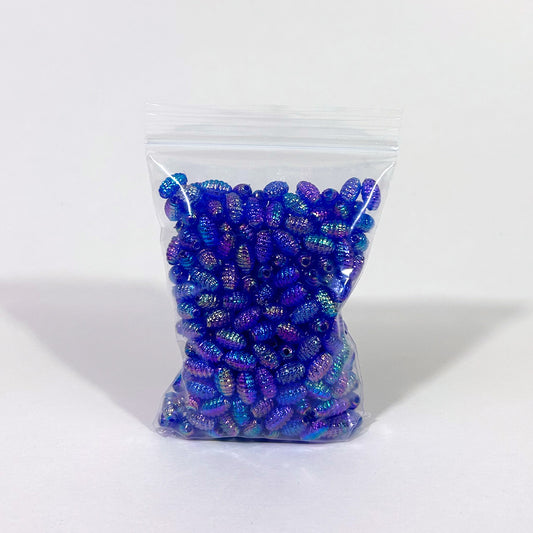 Beads - Indigo Blue Glossy Larva
