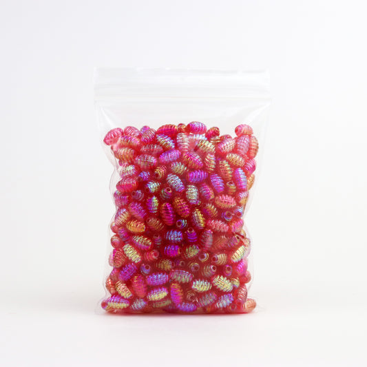 Beads - Red Glossy Larva