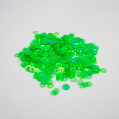 Light Green Sequins 5 mm