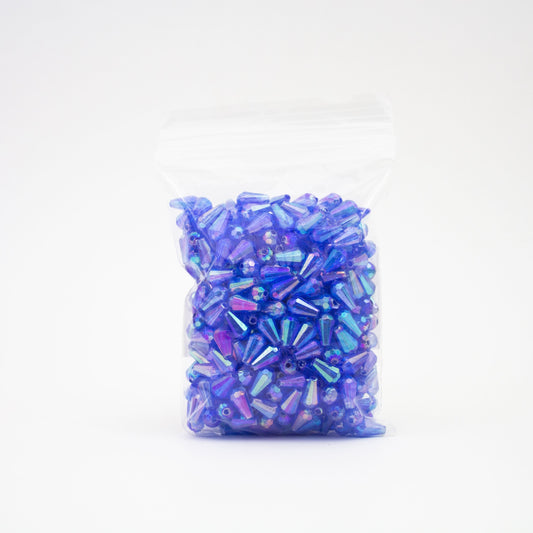 Beads - Blue Glossy Diamond 10 mm