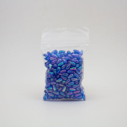 Beads - Blue Glossy Drop 10 mm