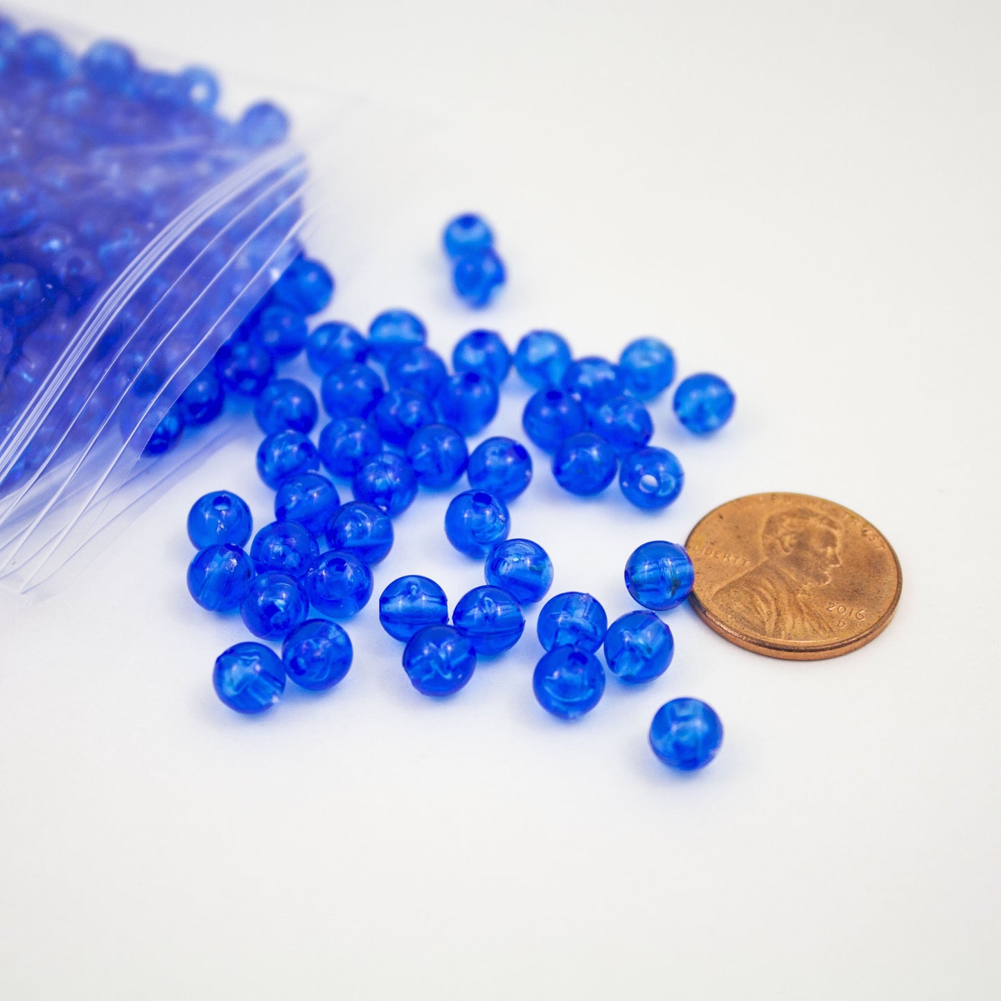 Beads - Blue Matte 6 mm