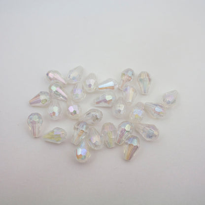 Beads - Clear Glossy Diamond 13 mm