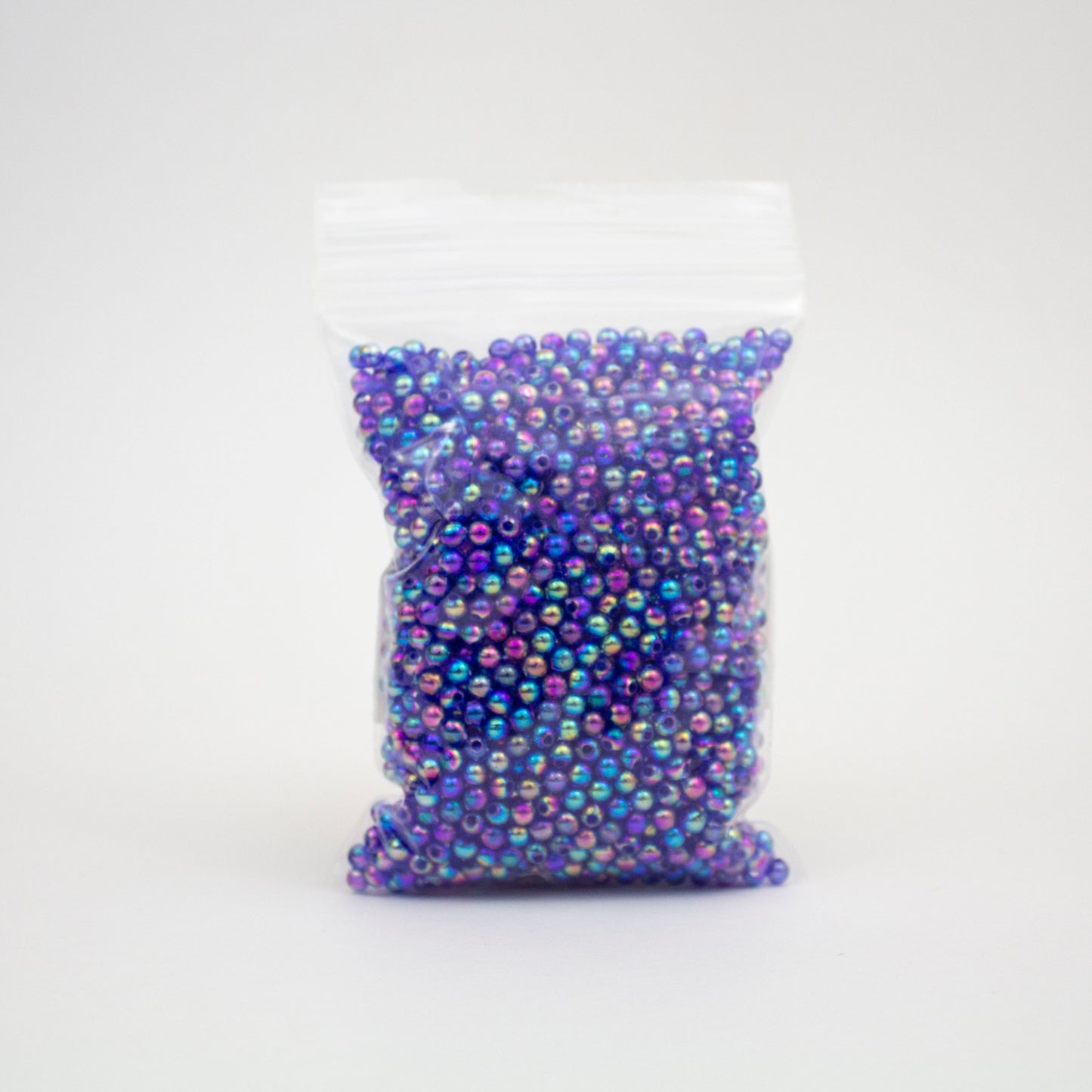 Beads - Blue Purple Glossy 4 mm