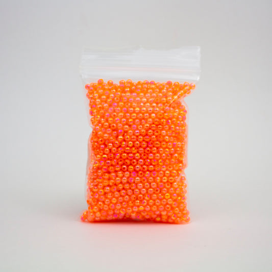 Beads - Orange Glossy 4 mm