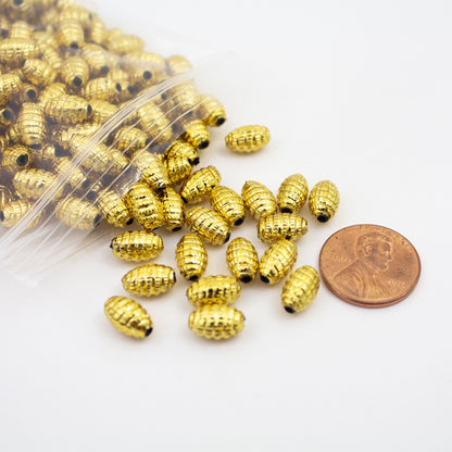 Beads - Gold Metallic Larva