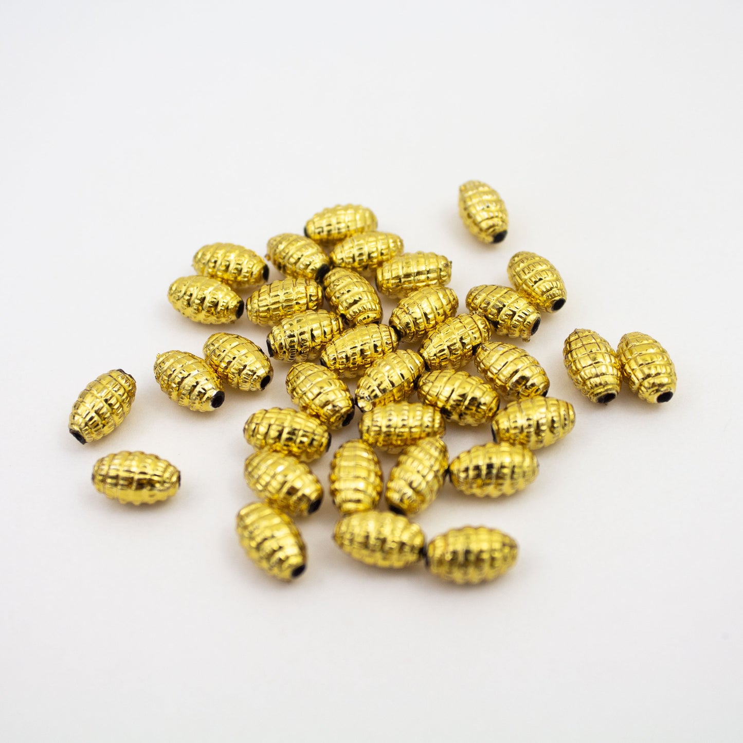 Beads - Gold Metallic Larva