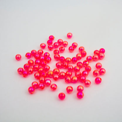 Beads - Hot Pink Glossy 5 mm