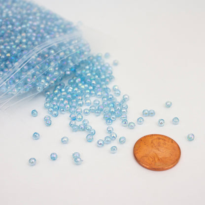 Beads - Light Blue Glossy 3 mm