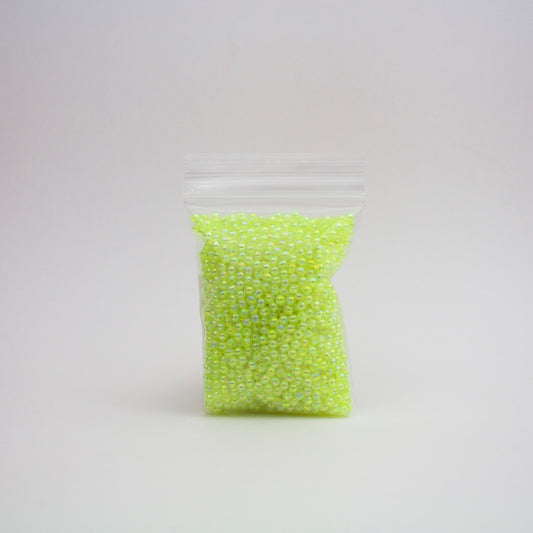 Beads - Neon Yellow Glossy 4 mm