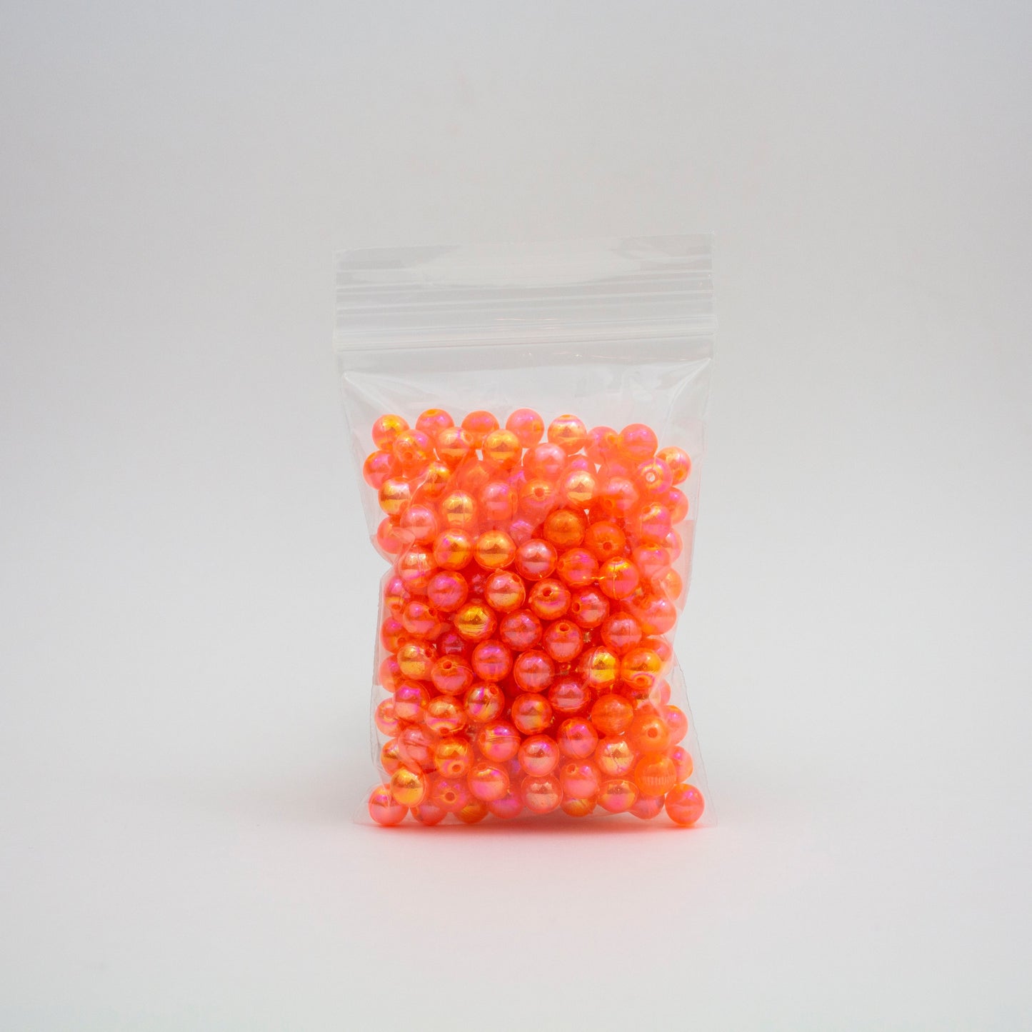 Beads - Orange Glossy 8 mm