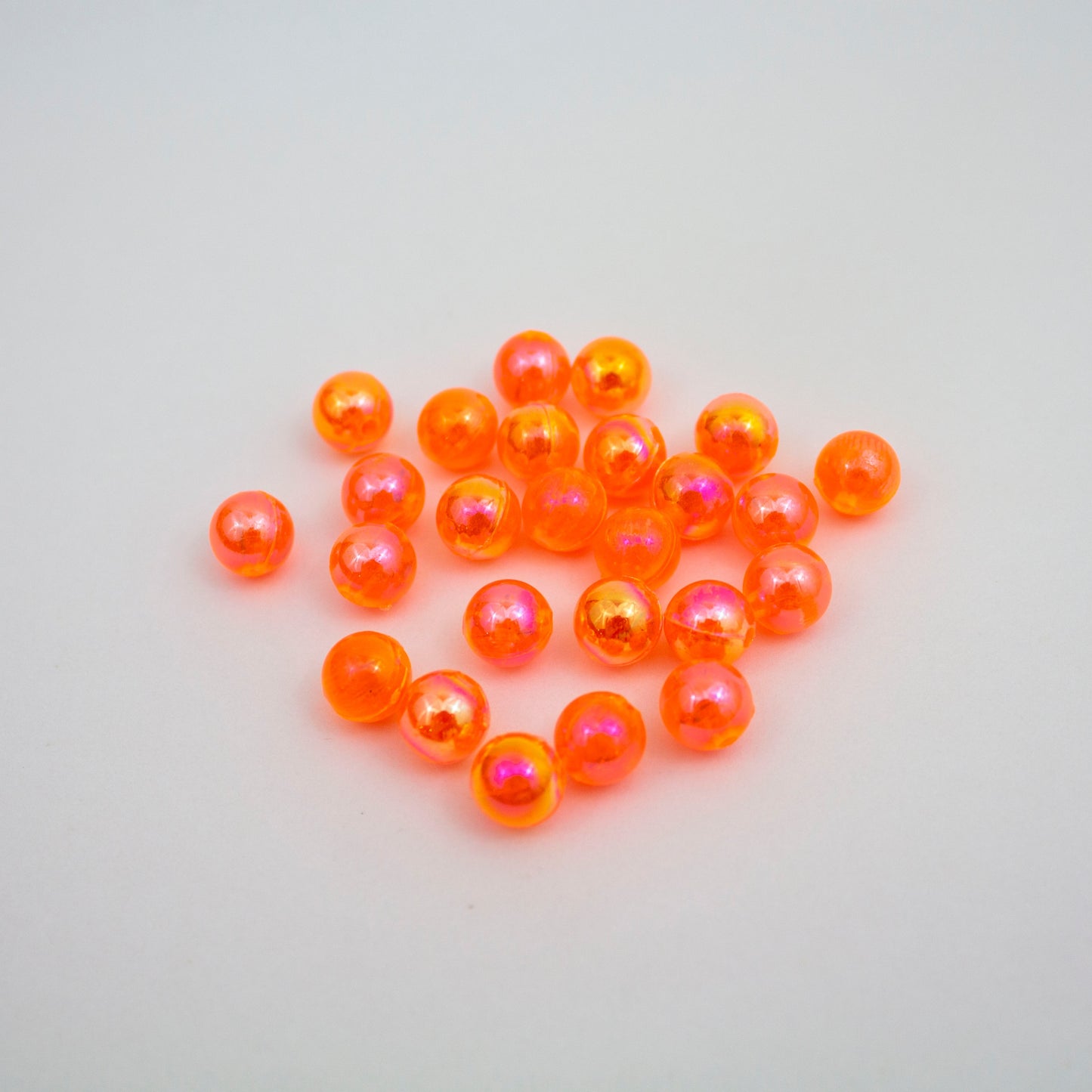 Beads - Orange Glossy 8 mm