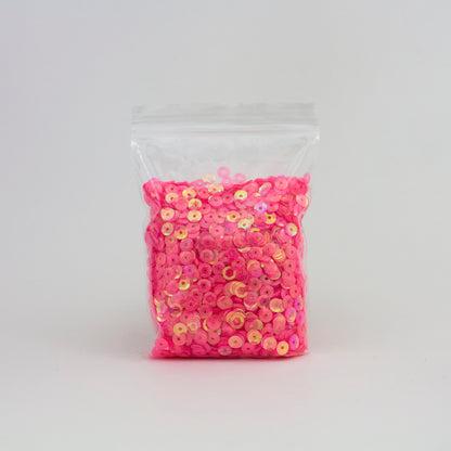 Pink Sequins 5 mm