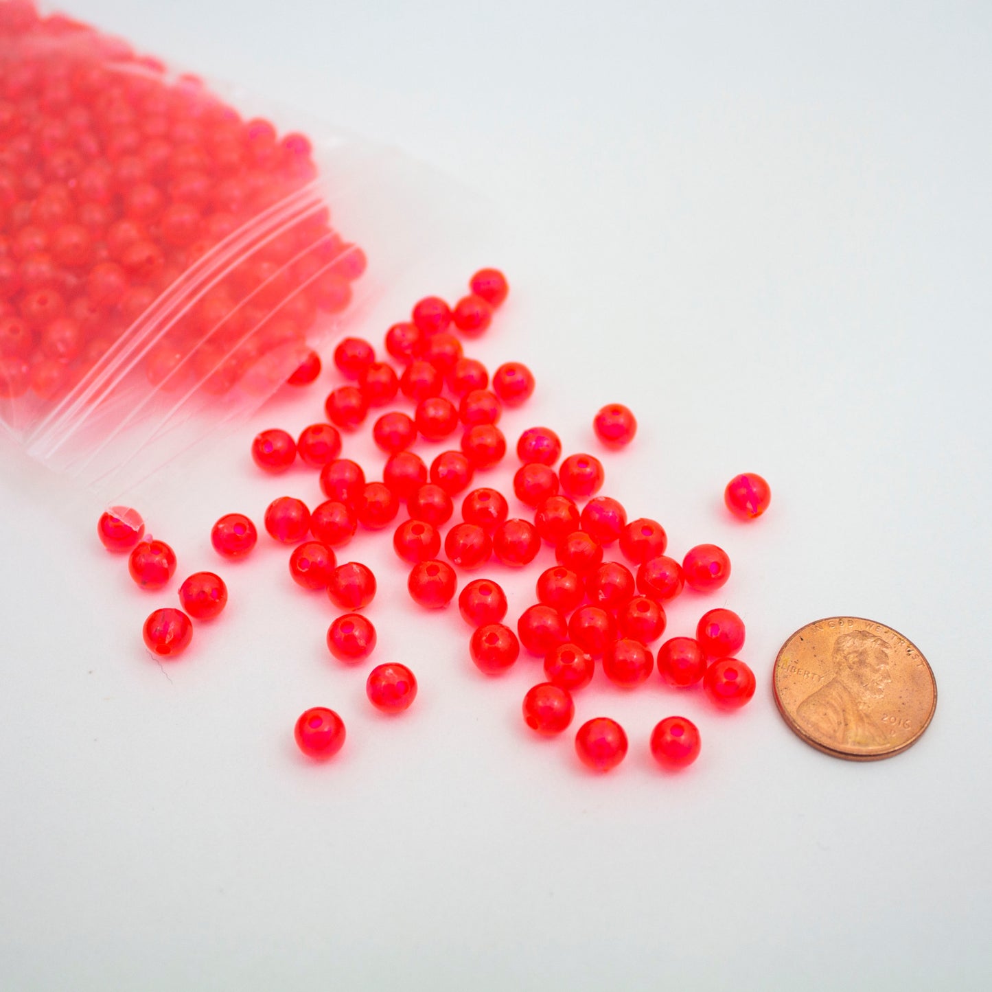 Beads - Red Matte 4 mm