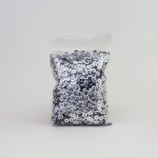 Silver Sequins 5 mm