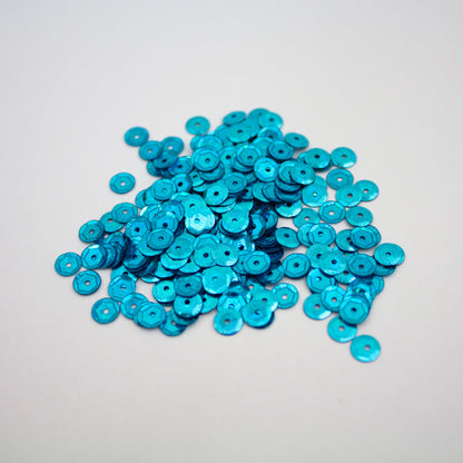 Teal Sequins 5 mm